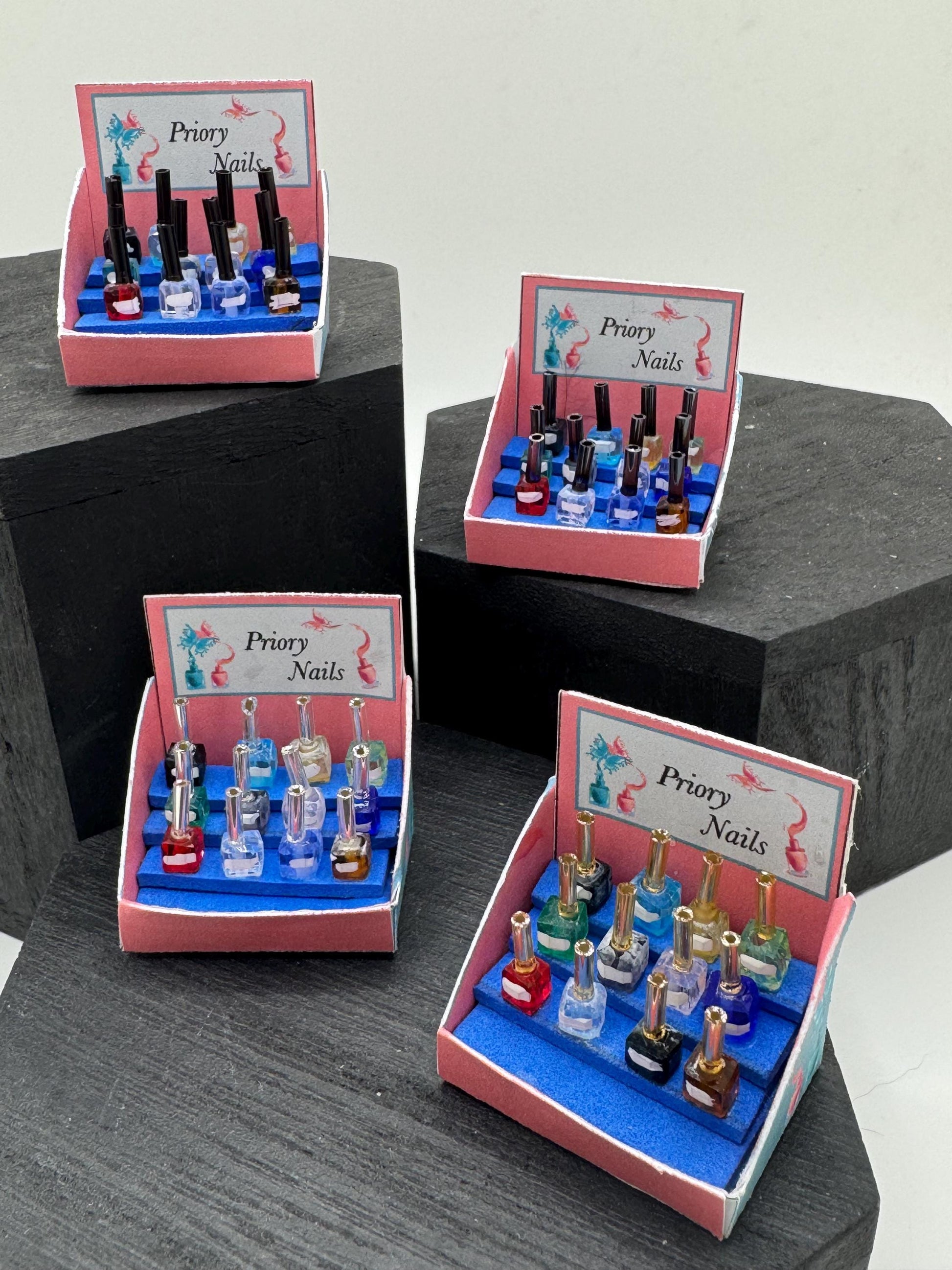 Dolls House Miniatures -  Nail Varnish Counter