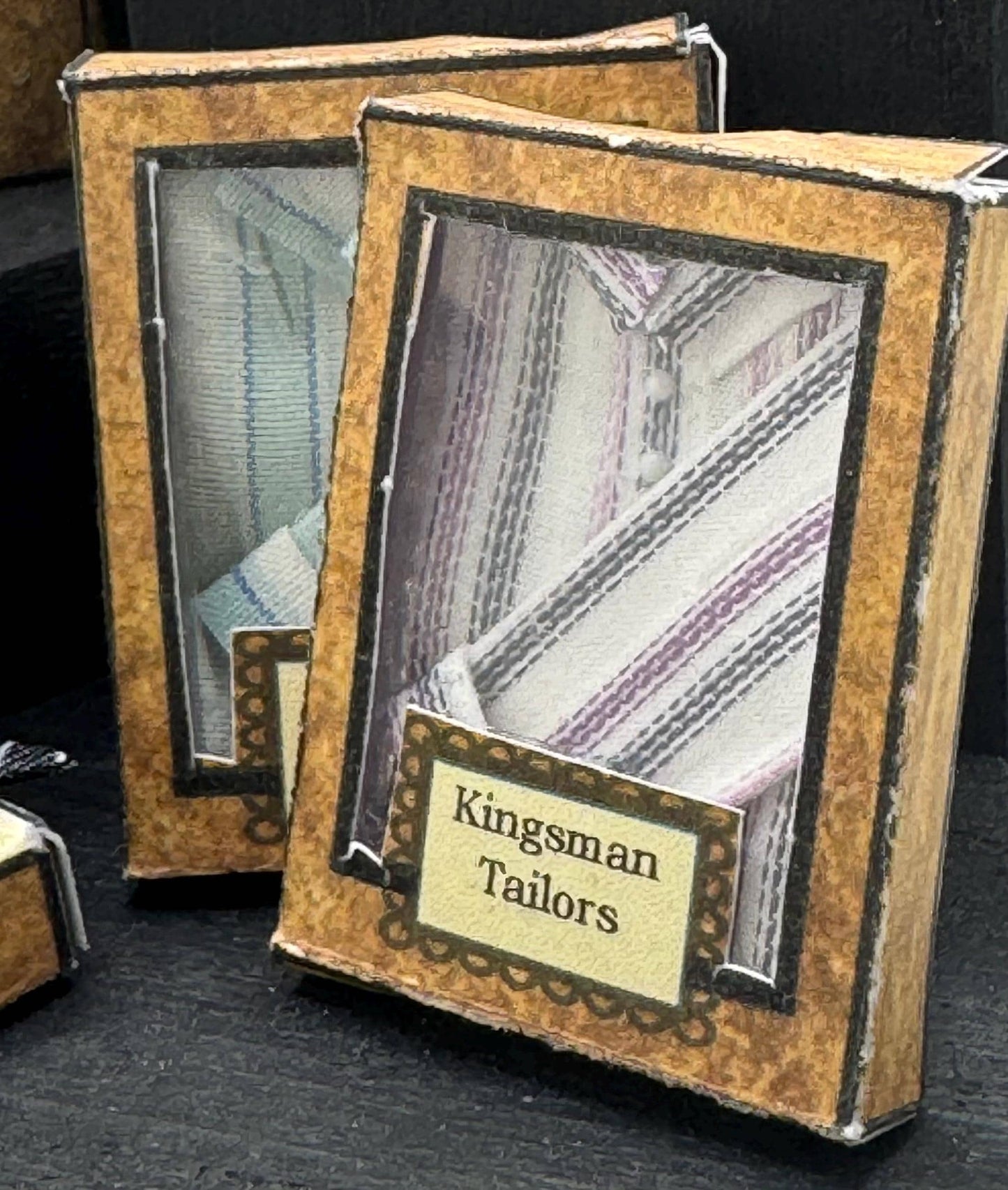 Dolls House Miniatures - 1/12th Kingsman’s Tailors Gentleman’s outfitters collection (various)