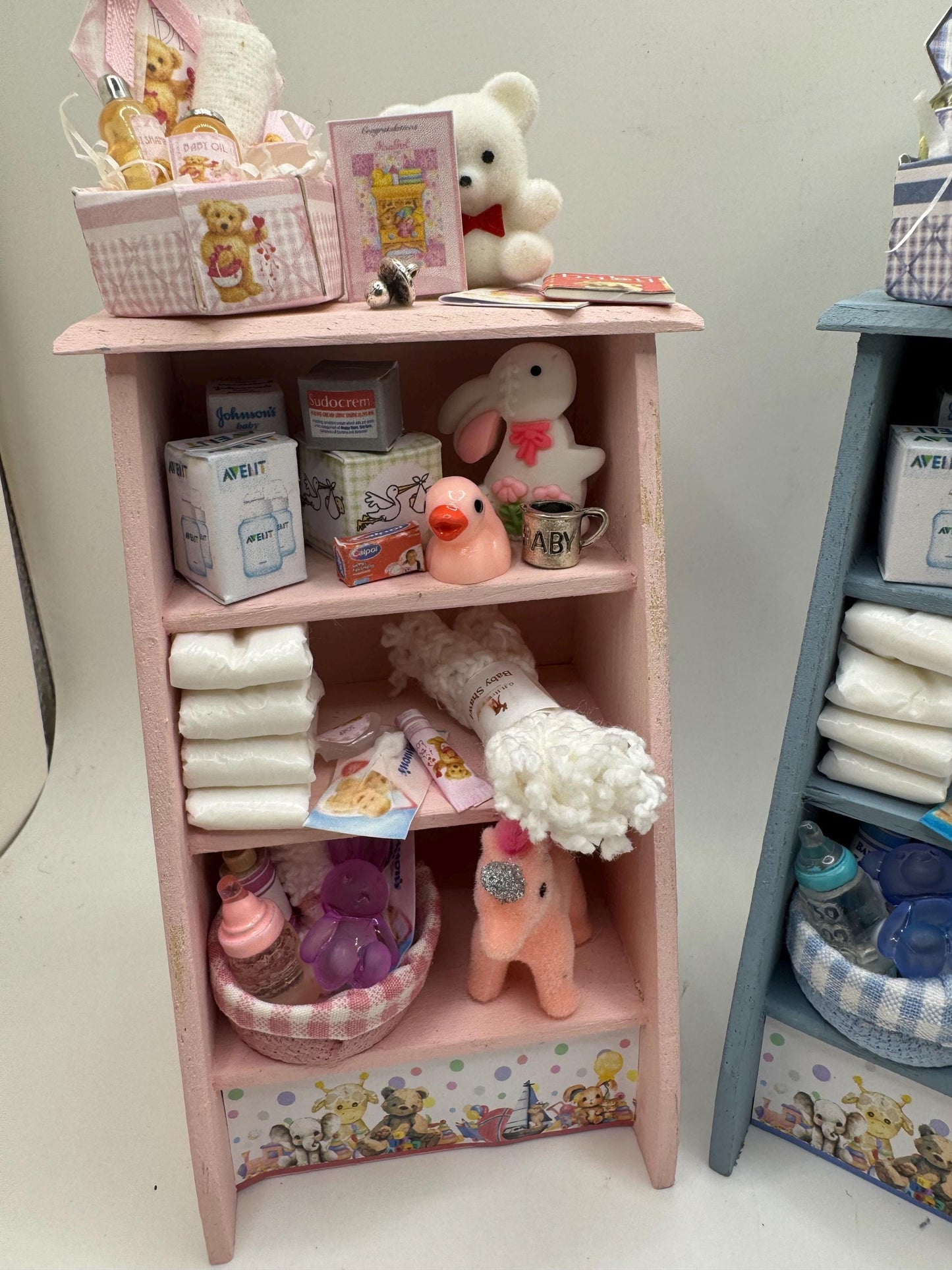 Dolls House Miniatures - 1/12th Baby shelves (2 options)