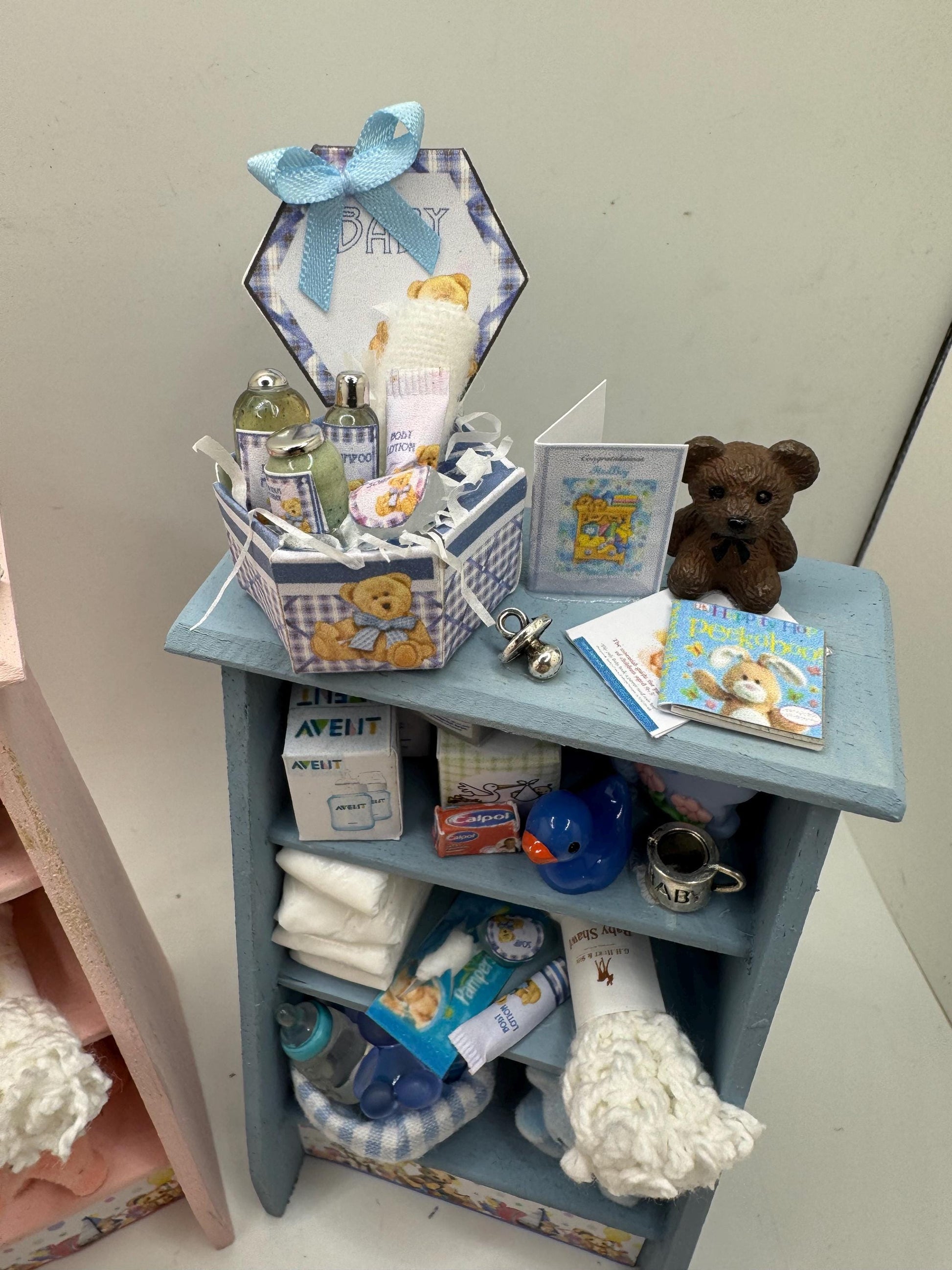 Dolls House Miniatures - 1/12th Baby shelves (2 options)