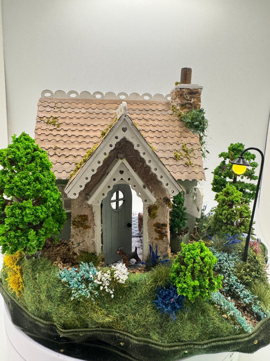 Dolls House Miniatures ( 1/48th - 1:48th - 1/4" - Quarter Inch Scale )  Grandmas cottage - OOAK