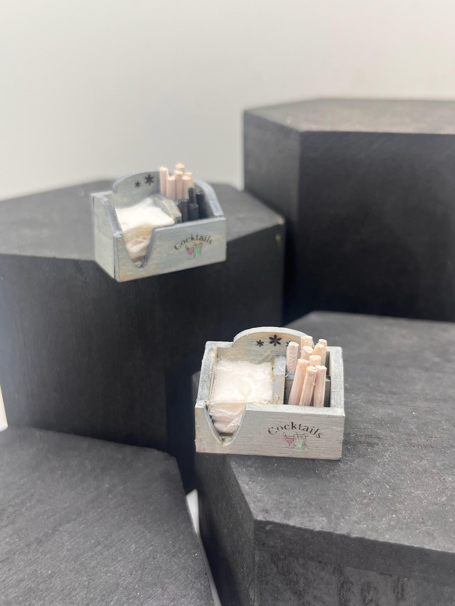 Dolls House Miniatures - 1/12th Bar / Cocktail Box