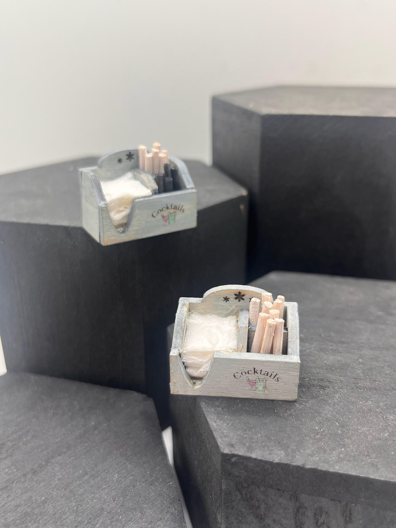 Dolls House Miniatures - 1/12th Bar / Cocktail Box