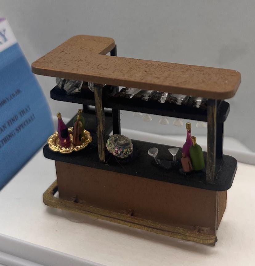 Dolls House 1/48th - Drinks Bar