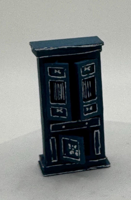 Dolls House 1/48th - Welsh Bread And Cheese Cupboard