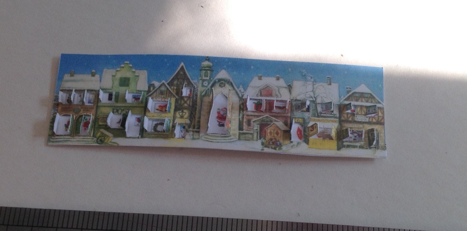 DOLLS HOUSE MINIATURES - Advent Calendar - Long