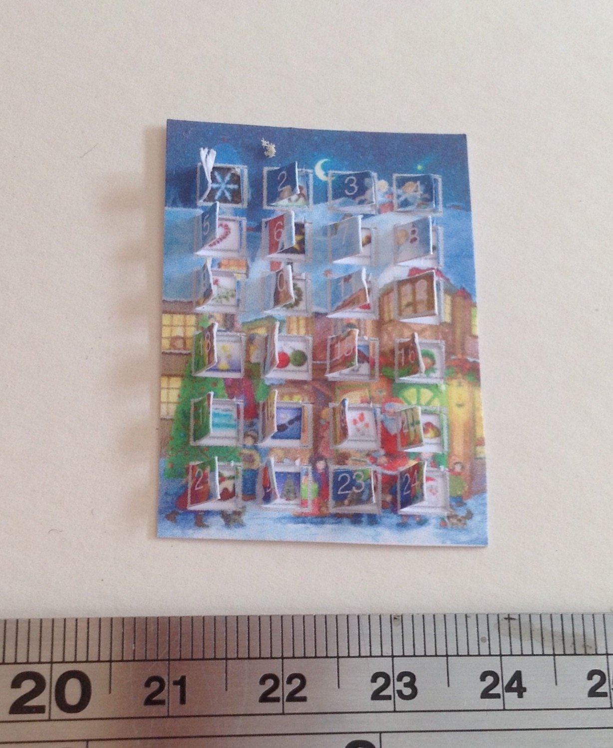 DOLLS HOUSE MINIATURES - Advent Calendar - House